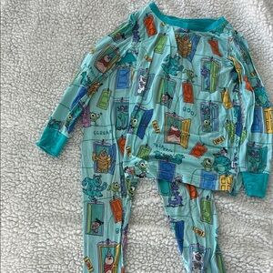 Disney Little Sleepies Monsters Inc Print Pajama Set